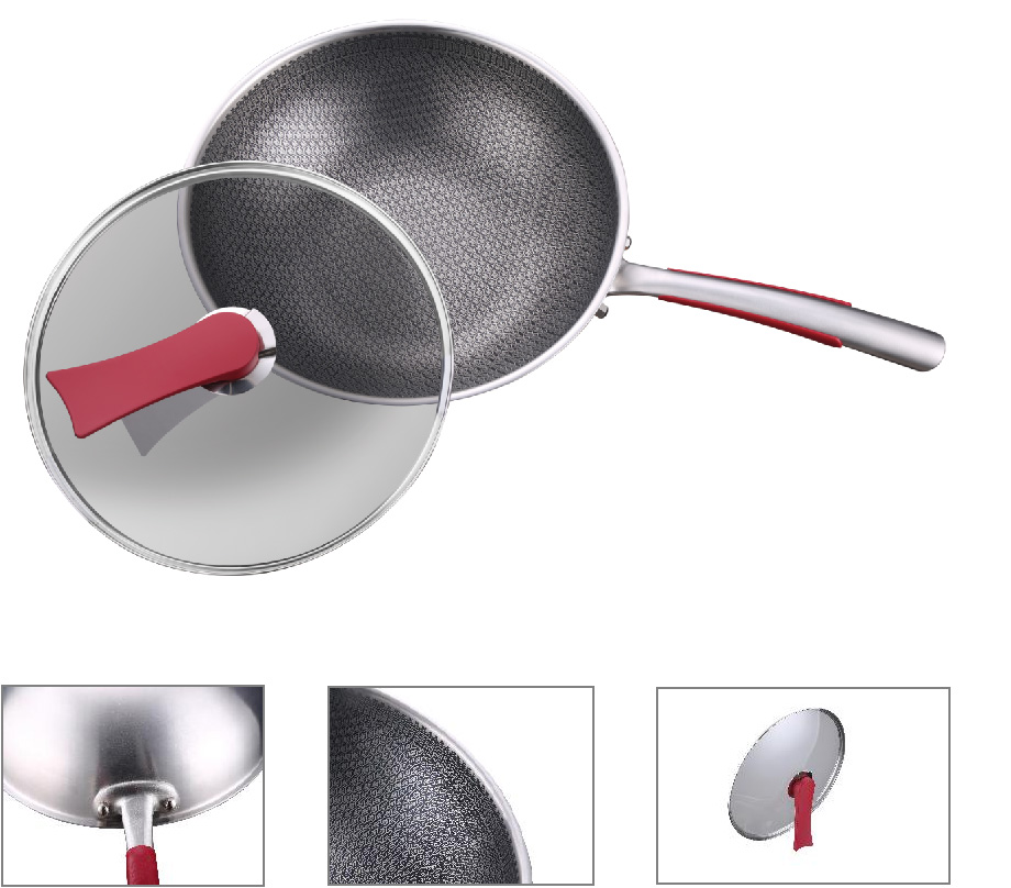 万福临门-三层钢炒锅   LH-CG15