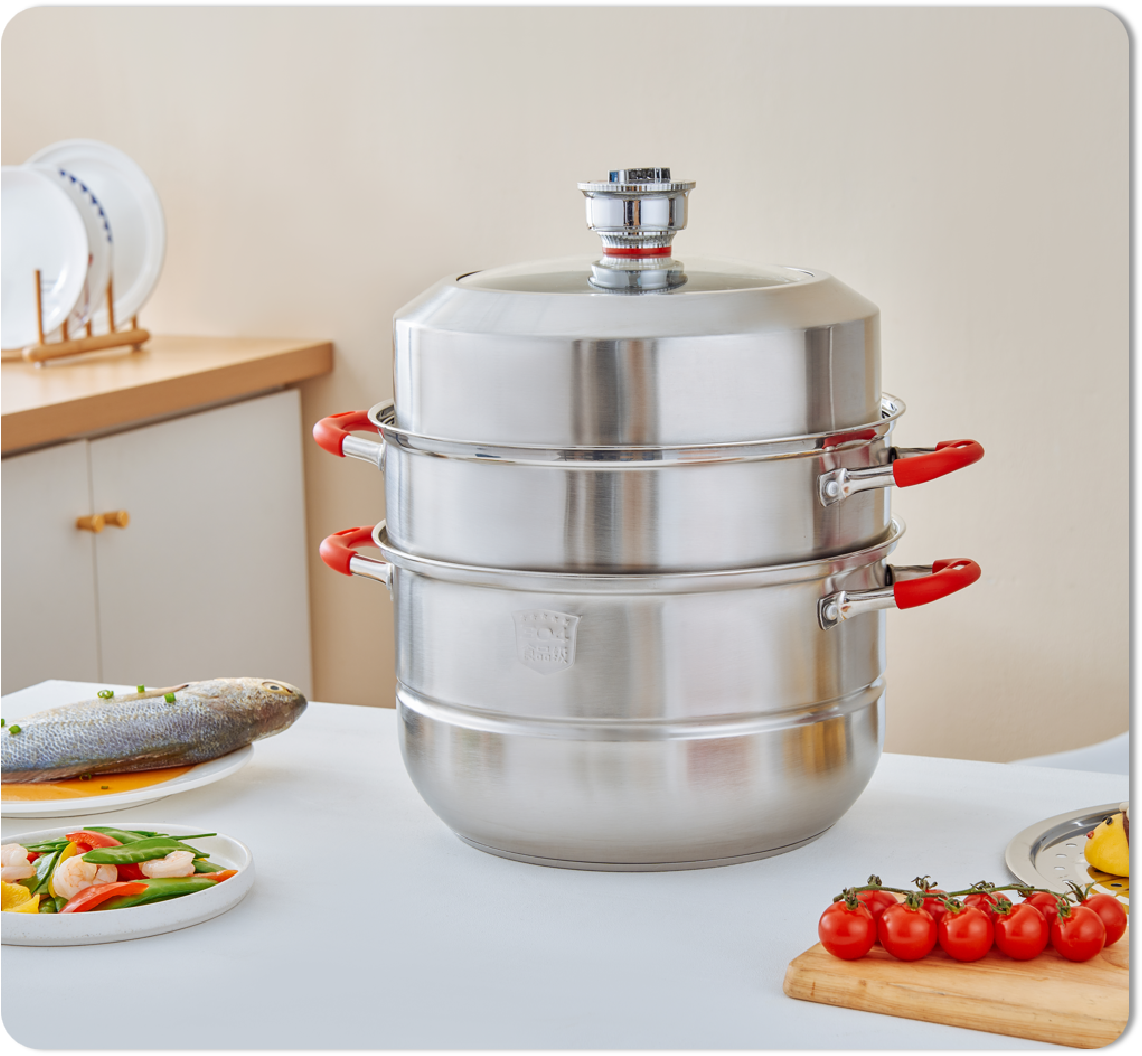 悦蒸尚品定时蒸锅LH-ZG13       